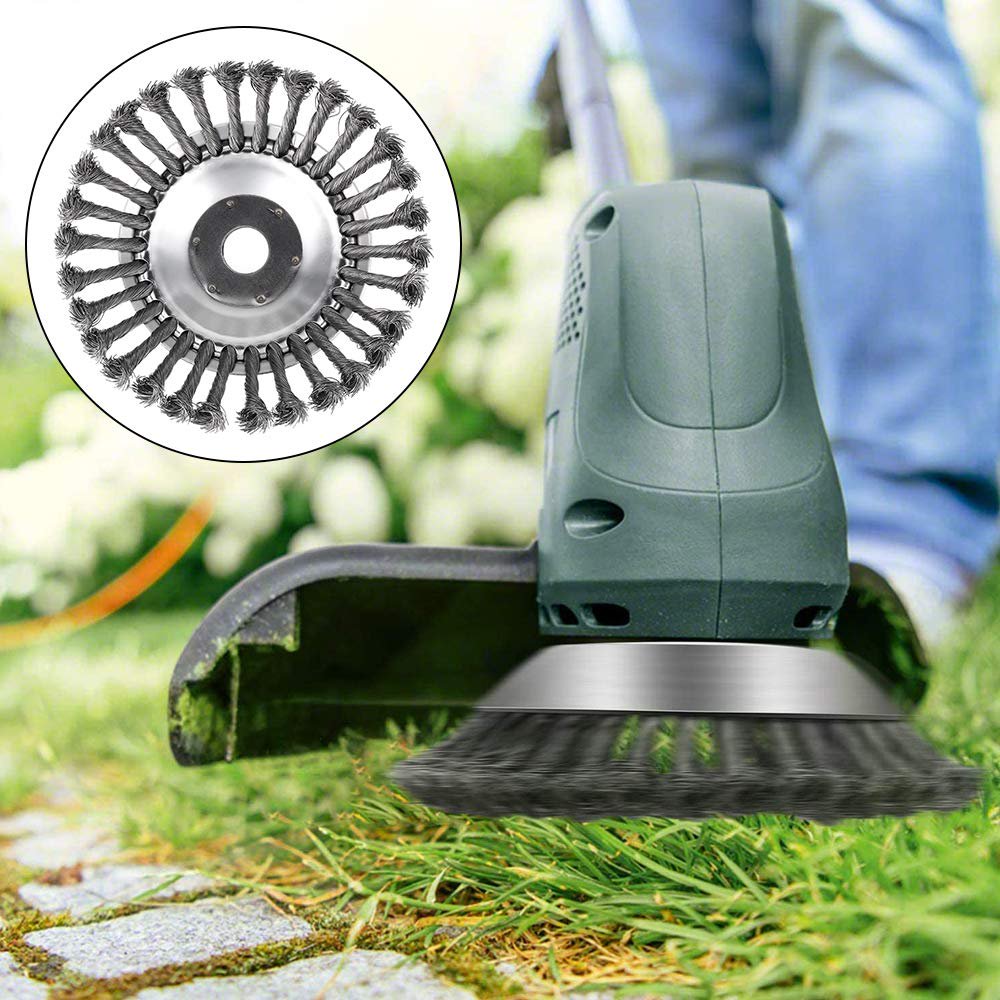 Indestructible Trimmer Head for Brush Cutter, Stones & Wood