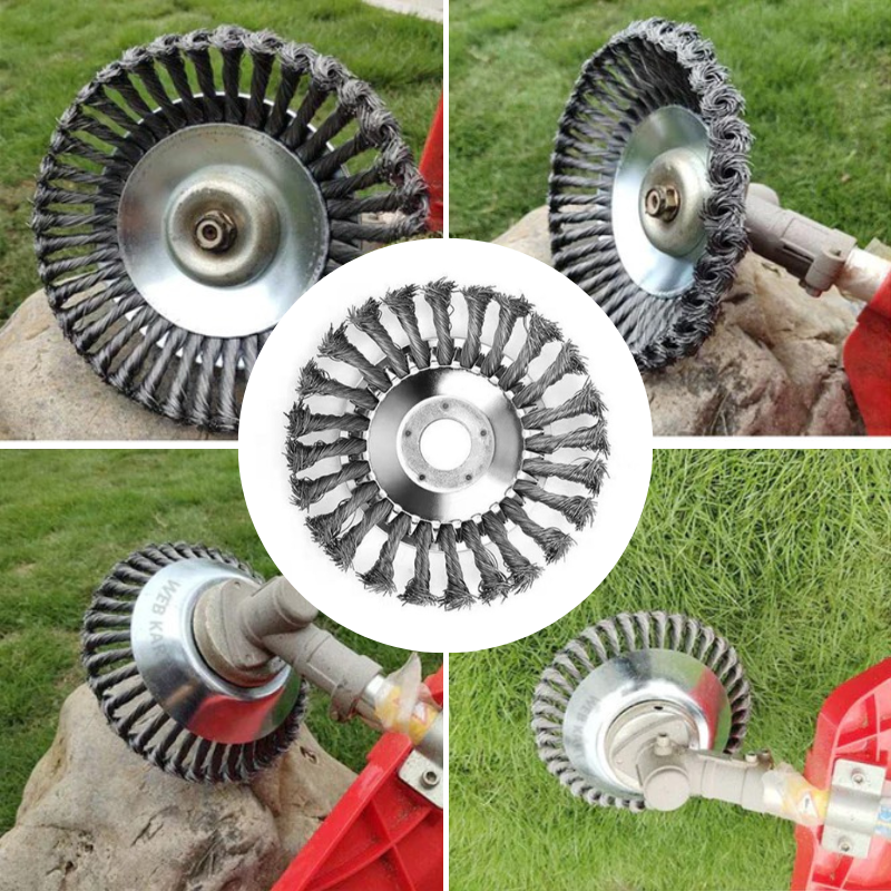 Indestructible Trimmer Head for Brush Cutter, Stones & Wood