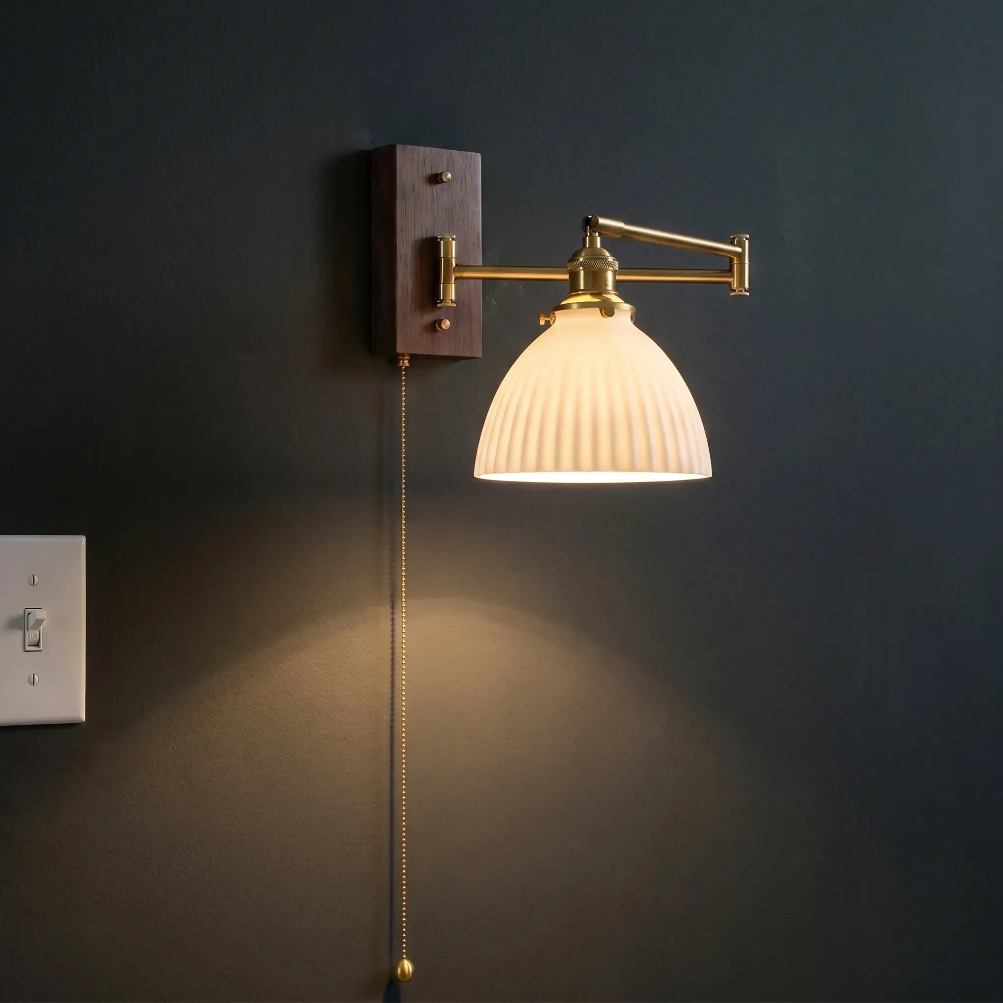 Adjustable Wall Lamp -  Bedside Reading - Wildoxy
