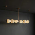 Organic Alabaster Stone Linear Chandelier | wildoxy