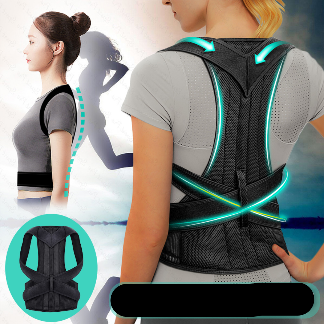 Ergonomiskt justerbart ventilerande hållningsstöd — unisex