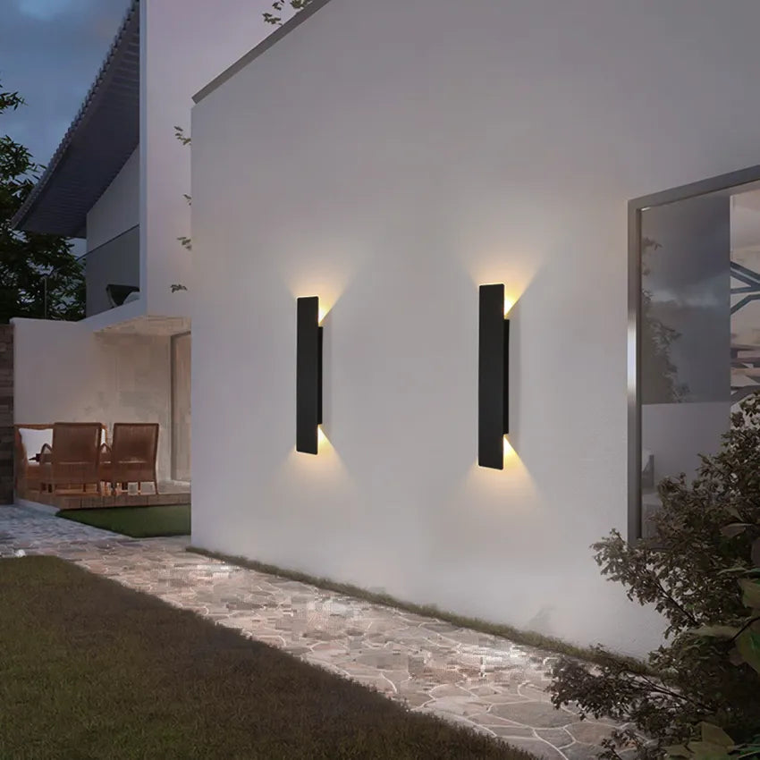 IP65-ös LED kültéri fali lámpa — fel- és lefelé világító homlokzati lámpa