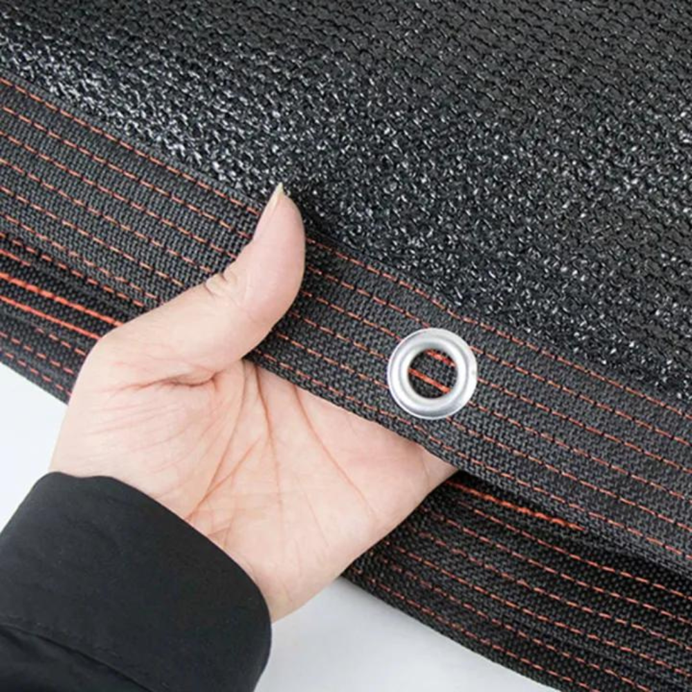 Rechthoekig HDPE-kampeerdoek — ademende zonwering
