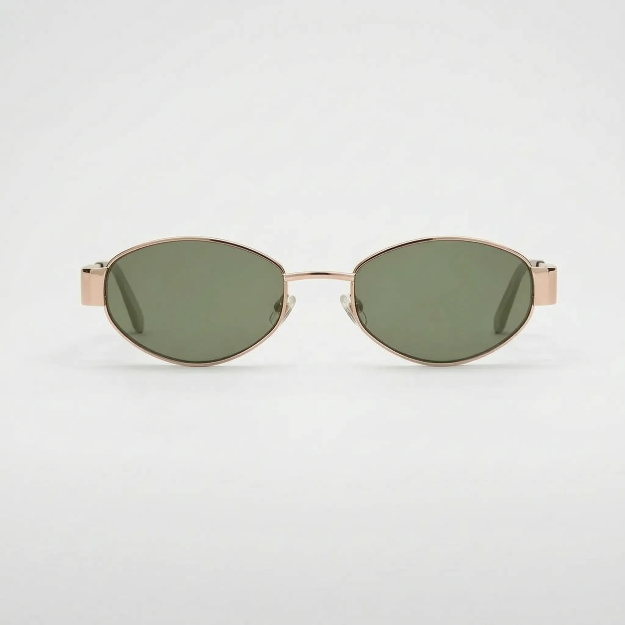 Vintage Style Oval Sunglasses -  Filtering Bright Sunlight - Wildoxy