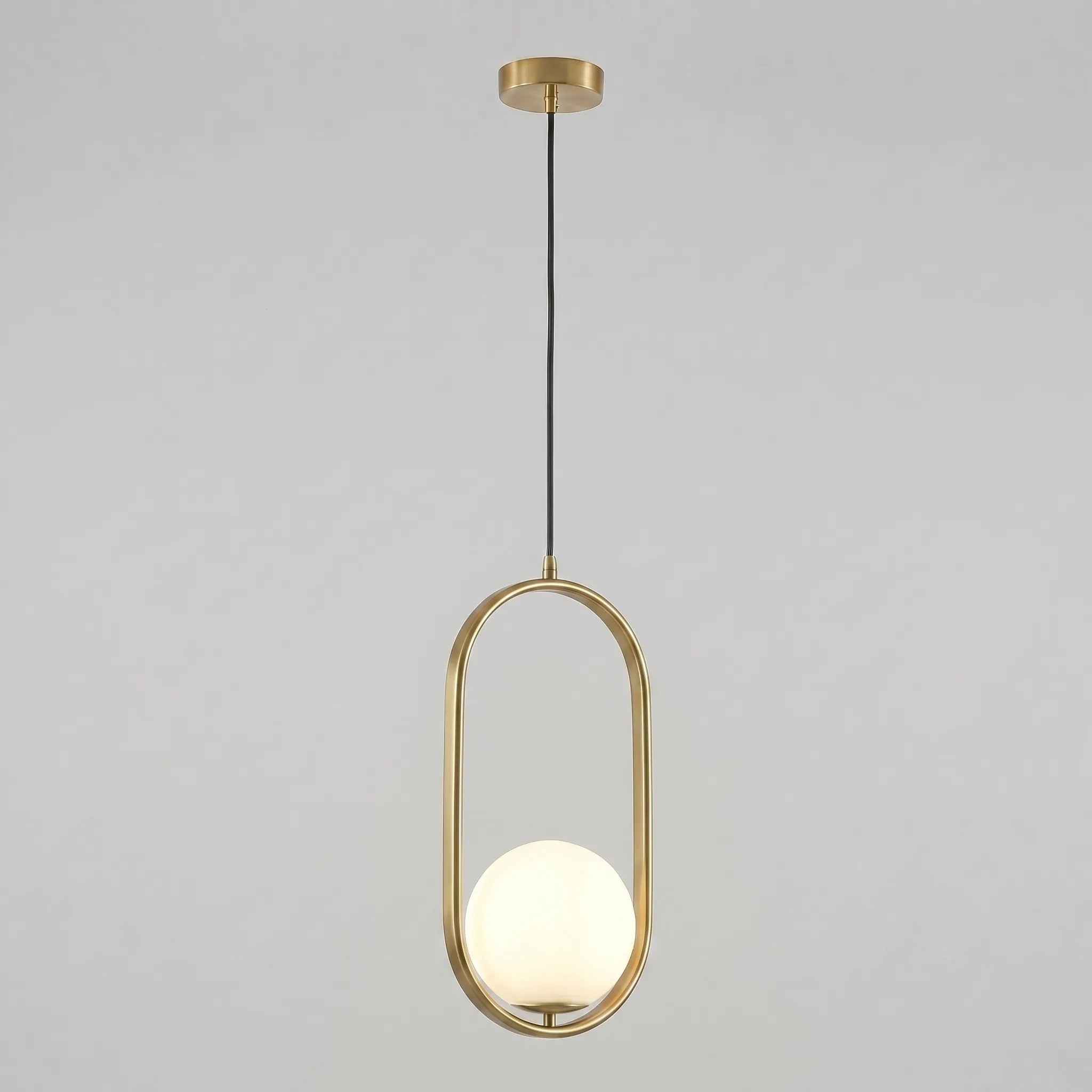 Modern Oval Pendant Light -  Bedside Lighting - Wildoxy