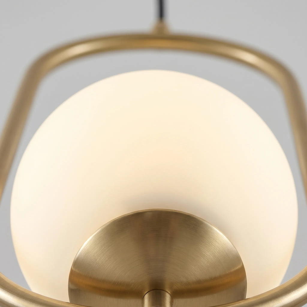 Modern Oval Pendant Light -  Bedside Lighting - Wildoxy