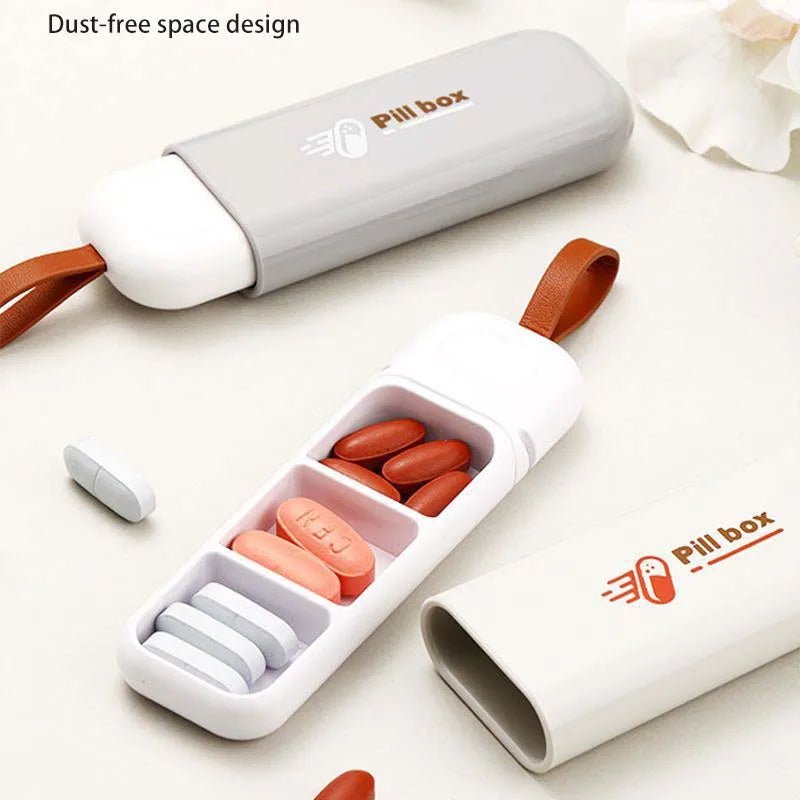 PulseGuard Pocket Travel Organizer Case — Compact Pill Storage Box