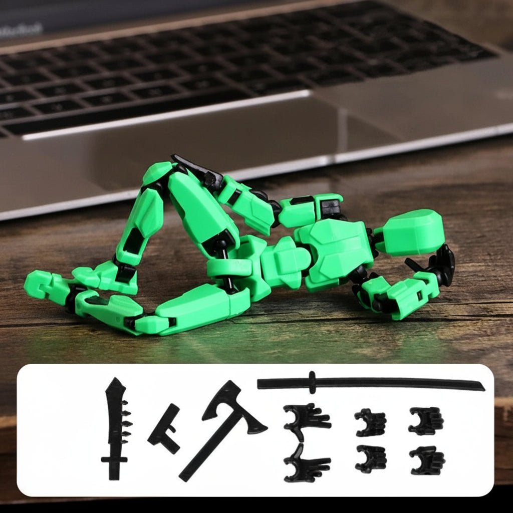 NovaForge 3D Action Figure — Multi-Joint Articulation, Detailed Mecha Model