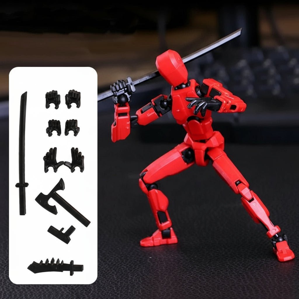 NovaForge 3D Action Figure — Multi-Joint Articulation, Detailed Mecha Model