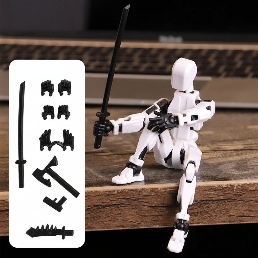NovaForge 3D Action Figure — Multi-Joint Articulation, Detailed Mecha Model