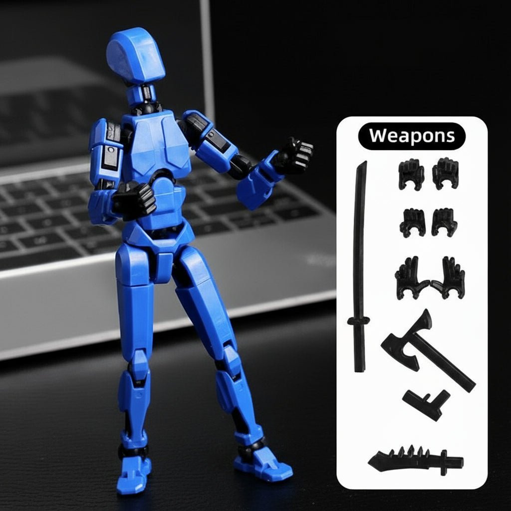 NovaForge 3D Action Figure — Multi-Joint Articulation, Detailed Mecha Model
