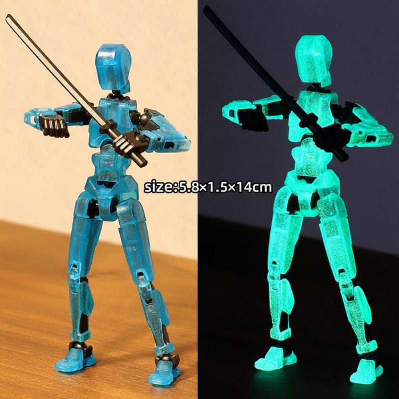 NovaForge 3D Action Figure — Multi-Joint Articulation, Detailed Mecha Model