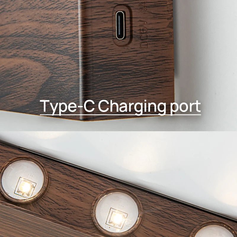NovaGlow USB Touch Lamp — 4000mAh Battery, Three Light Tones, Wireless & Portable