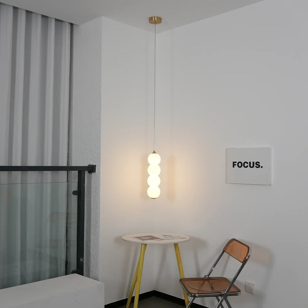 Pearl Alabaster Round Pendant Light | wildoxy