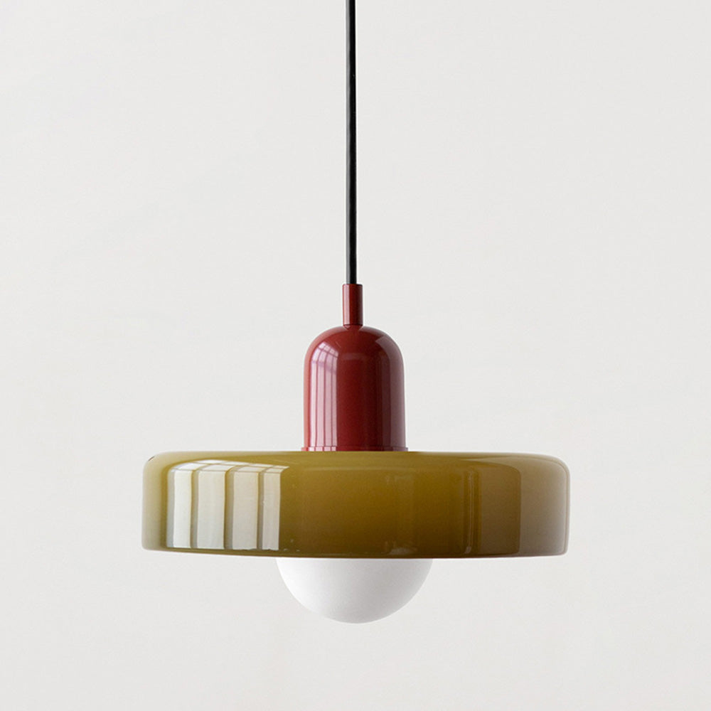 Three Glass Shade Pendant Light — Warm Ambient Glow