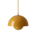 Modern Half-Sphere Pendant Light — Floating Minimalist Form, Adjustable Cable