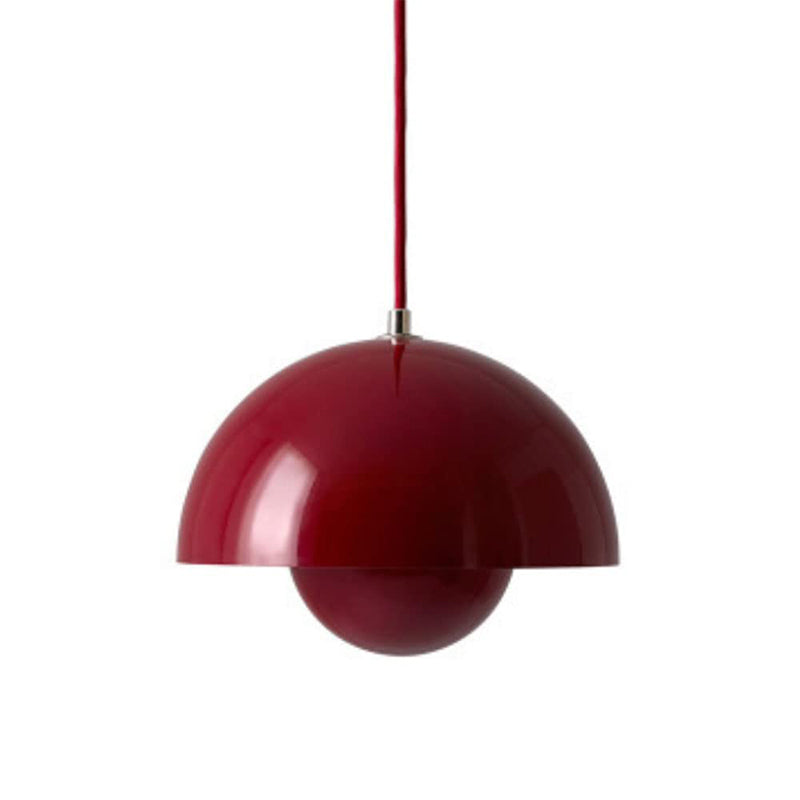 Modern Half-Sphere Pendant Light — Floating Minimalist Form, Adjustable Cable