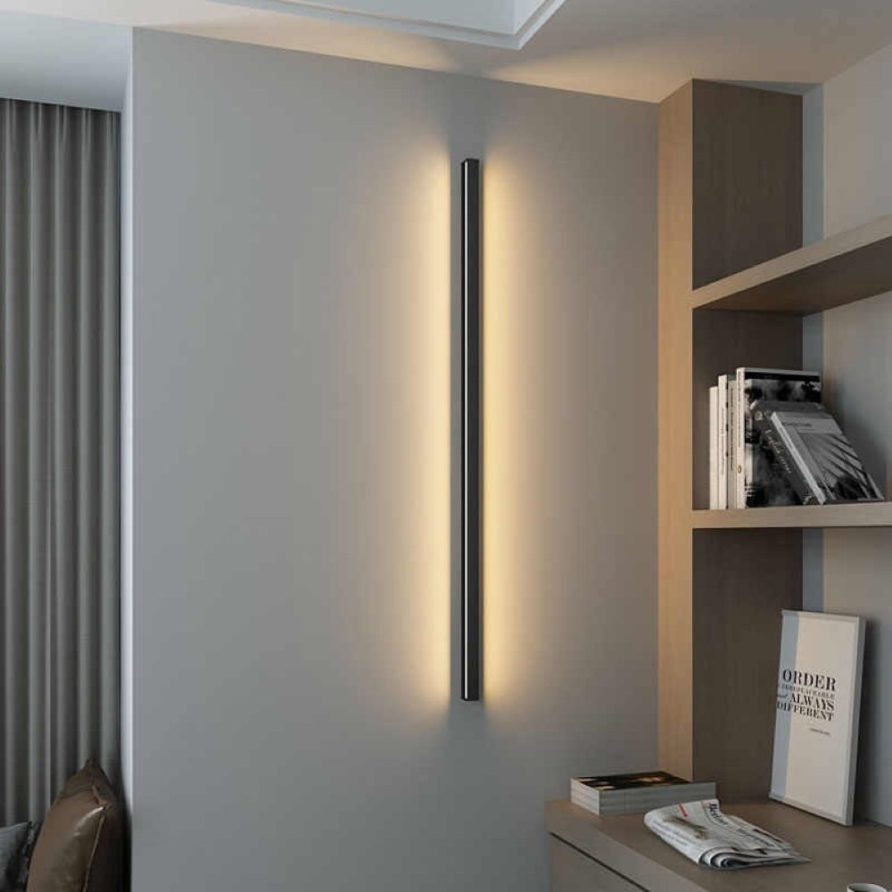 Linjär vägglampa - integrerad LED, mjukt indirekt ljus