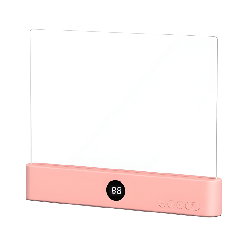 Ultradunne ledboeklamp — oplaadbaar, 3 standen, timer