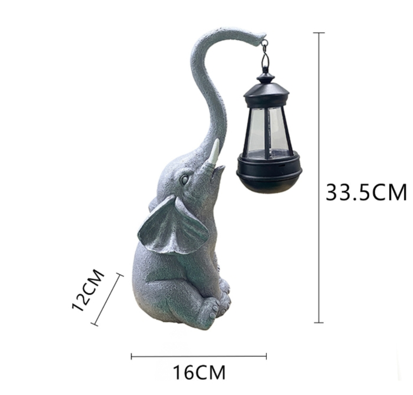 Playful Elephant Decorative Lamp — Soft Glow Illuminated Base