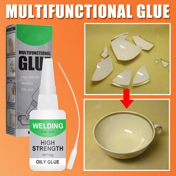 Adeziv superputernic de 50ml—pentru plastic, lemn, ceramică și metal