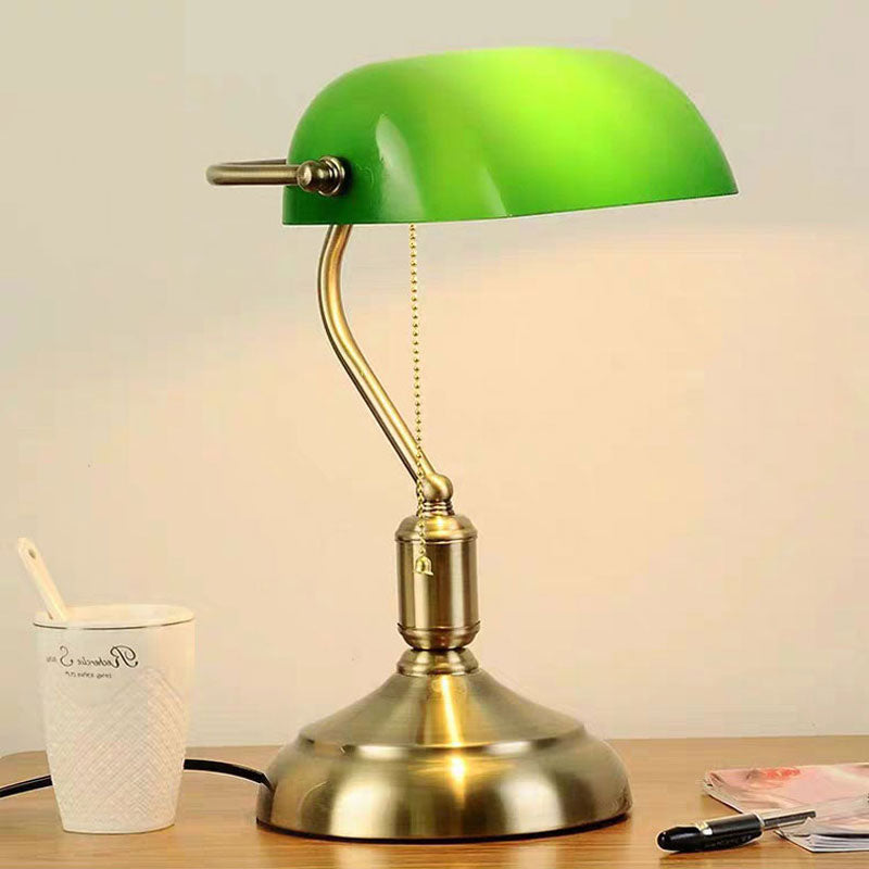 Elara Lux European Style Glass Desk Lamp — Antique Charm, Focused Illumination