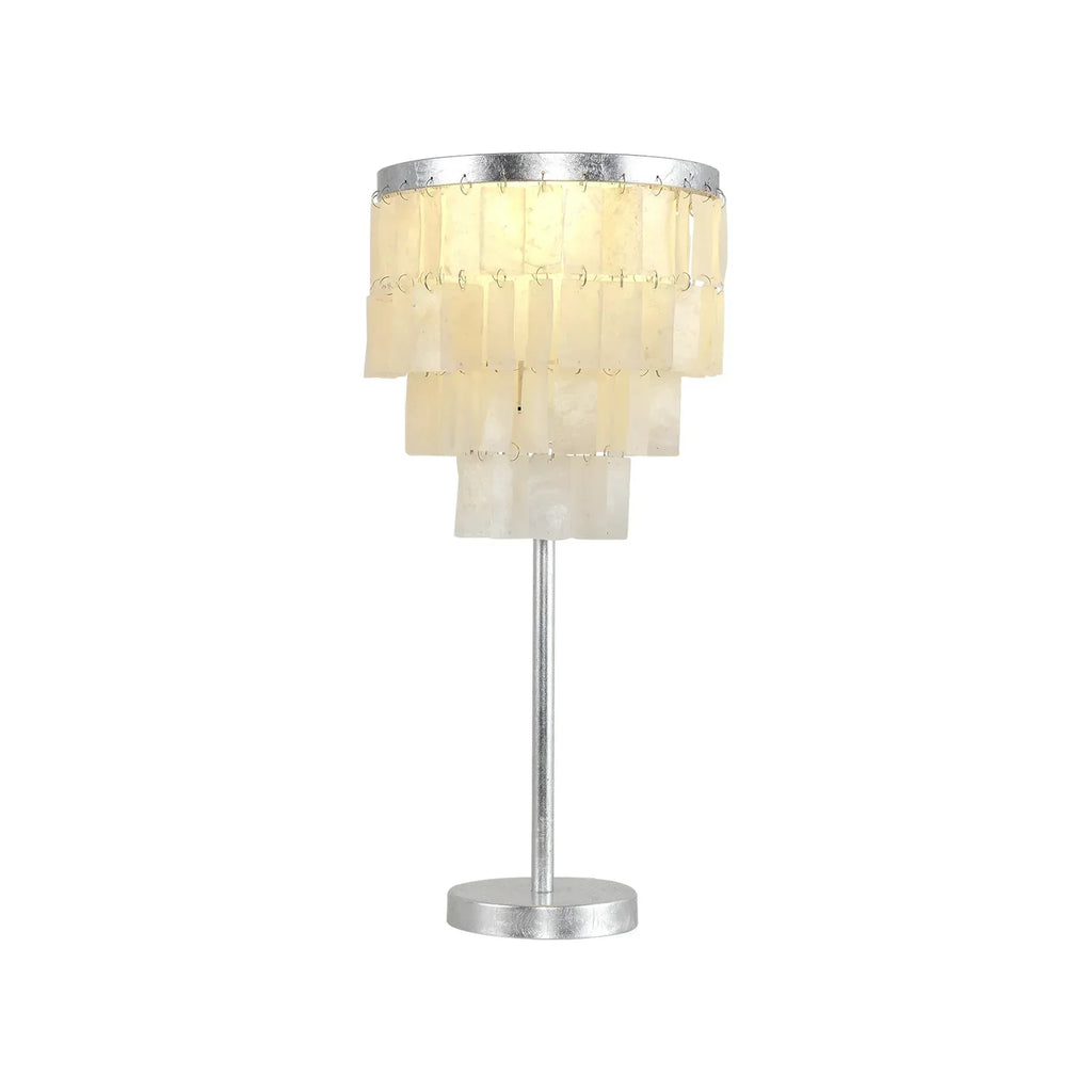 Rectangular Shell Waterfall Table Lamp | wildoxy