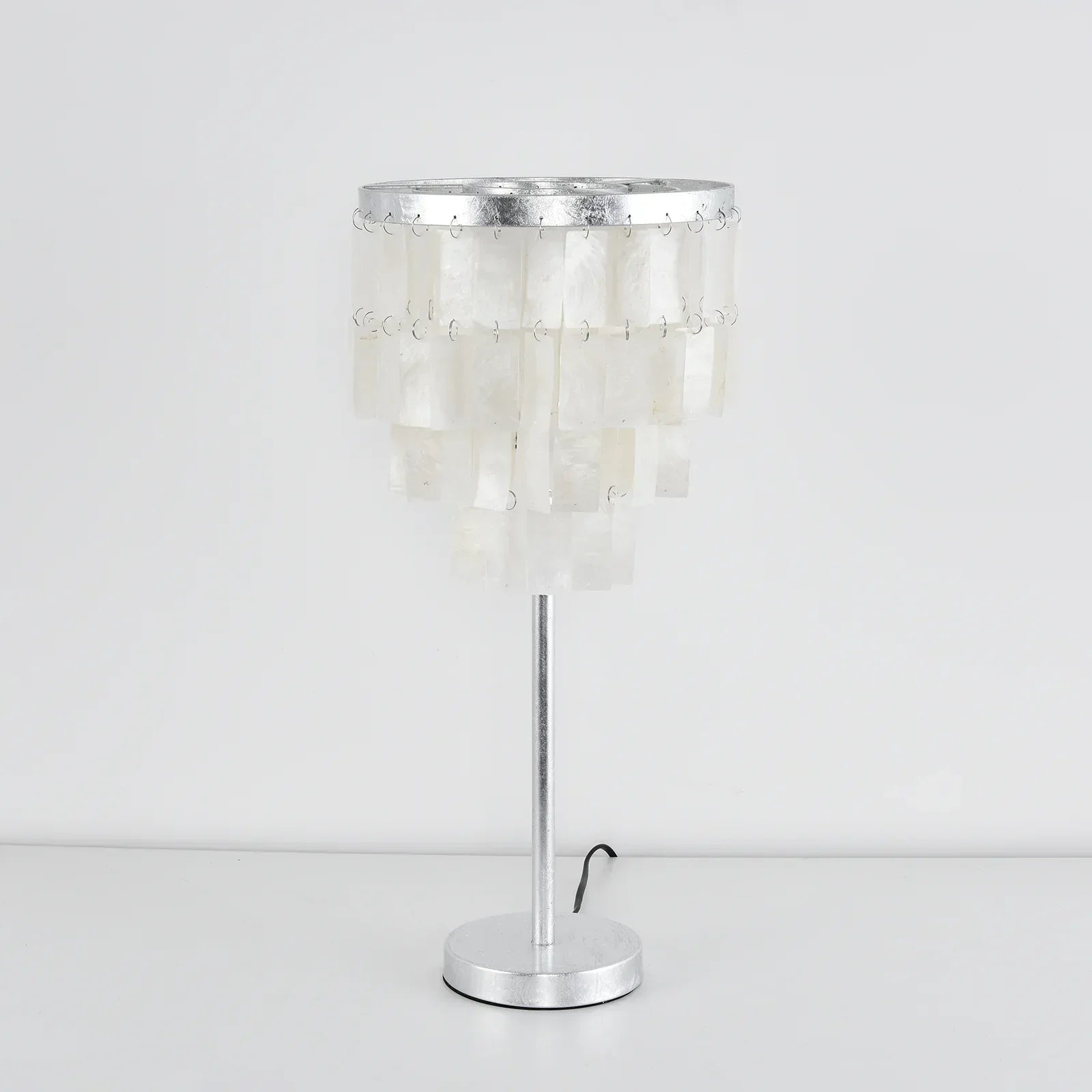 Rectangular Shell Waterfall Table Lamp | wildoxy