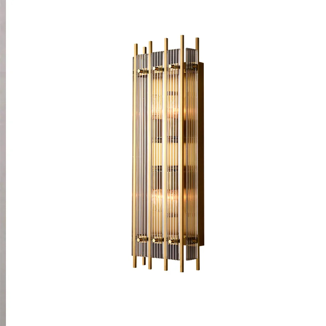 Rectangular Glass Panel Wall Sconce | wildoxy
