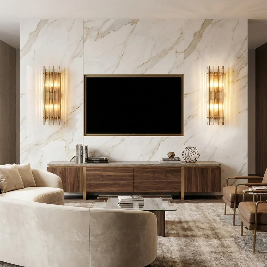 Rectangular Glass Panel Wall Sconce | wildoxy