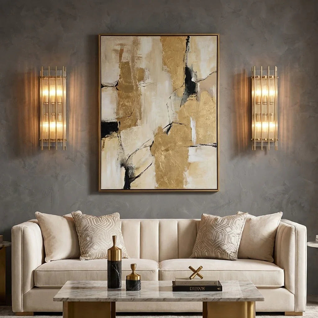 Rectangular Glass Panel Wall Sconce | wildoxy