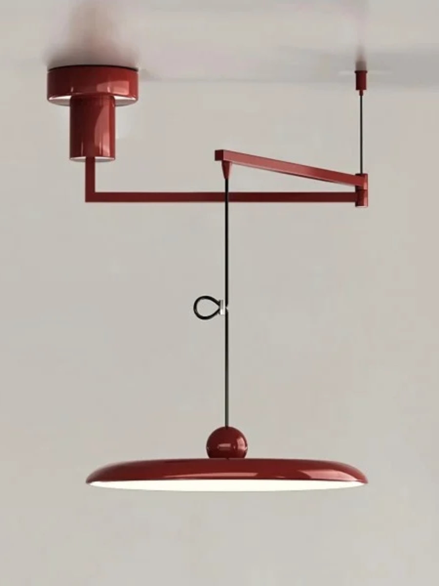 Verstelbare hanglamp — metalen lamp met zwenkarm