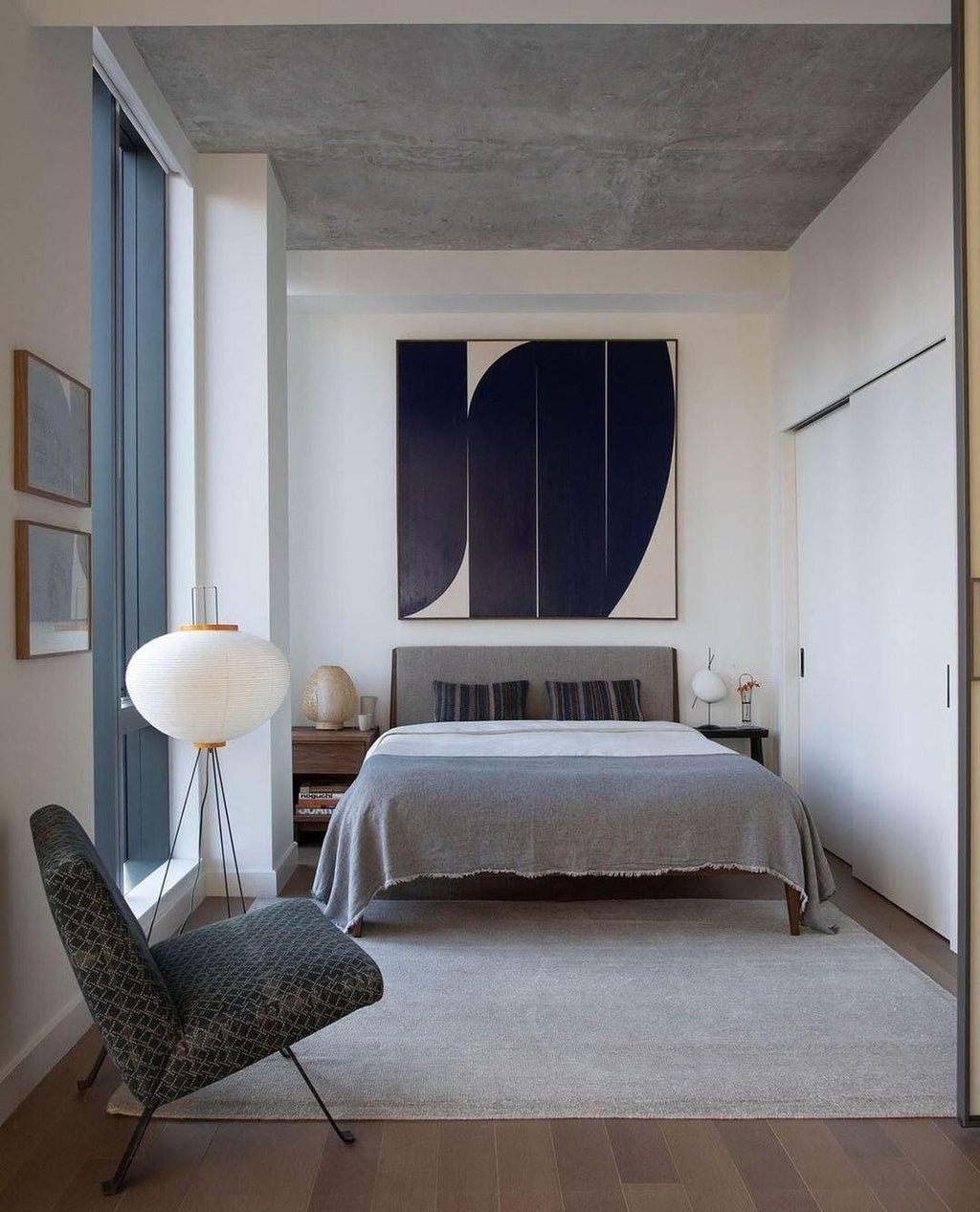 Hikaru Minimalist Design Floor Lamp — Soft Ambient Glow Rice Paper Shade