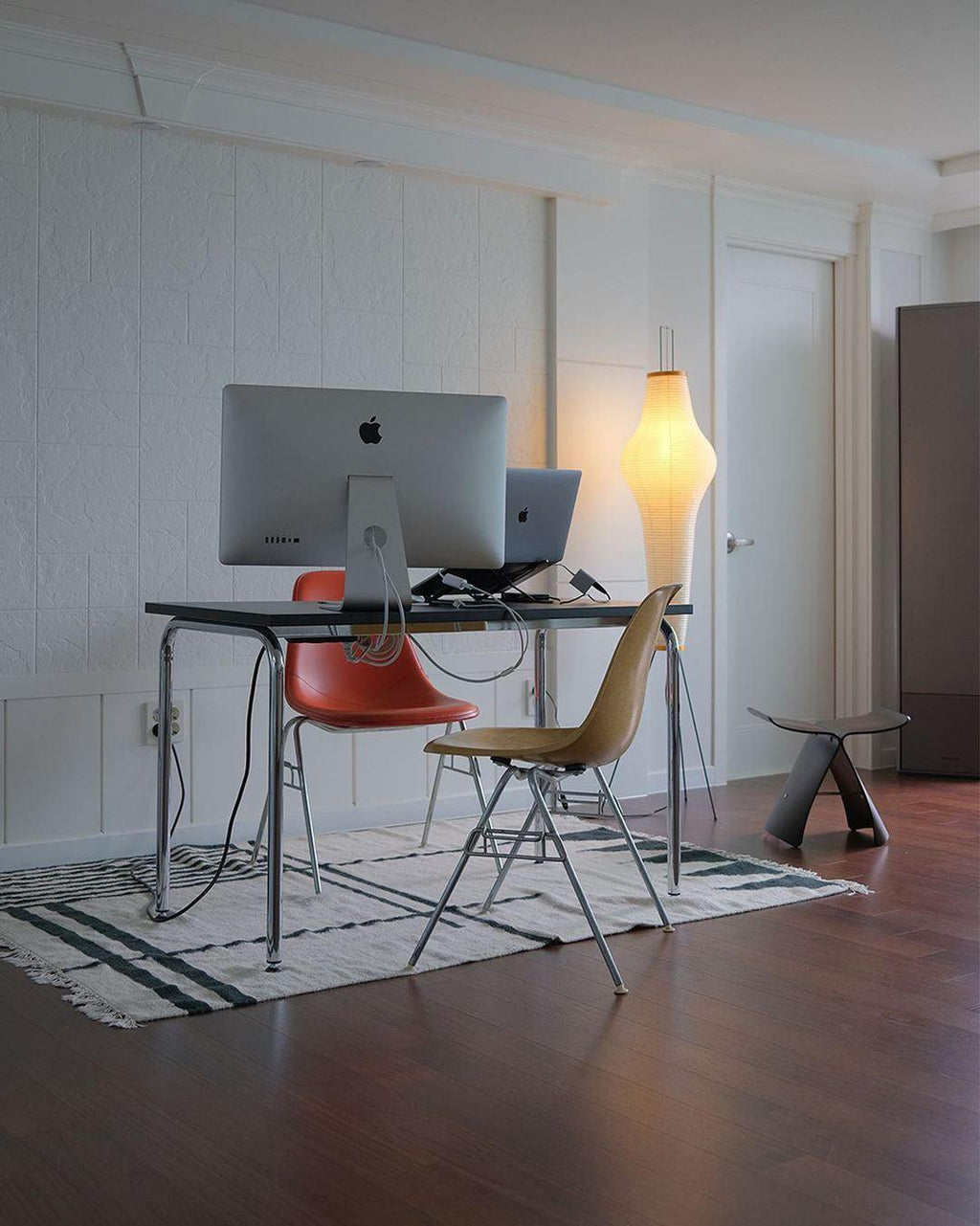 Hikaru Minimalist Design Floor Lamp — Soft Ambient Glow Rice Paper Shade
