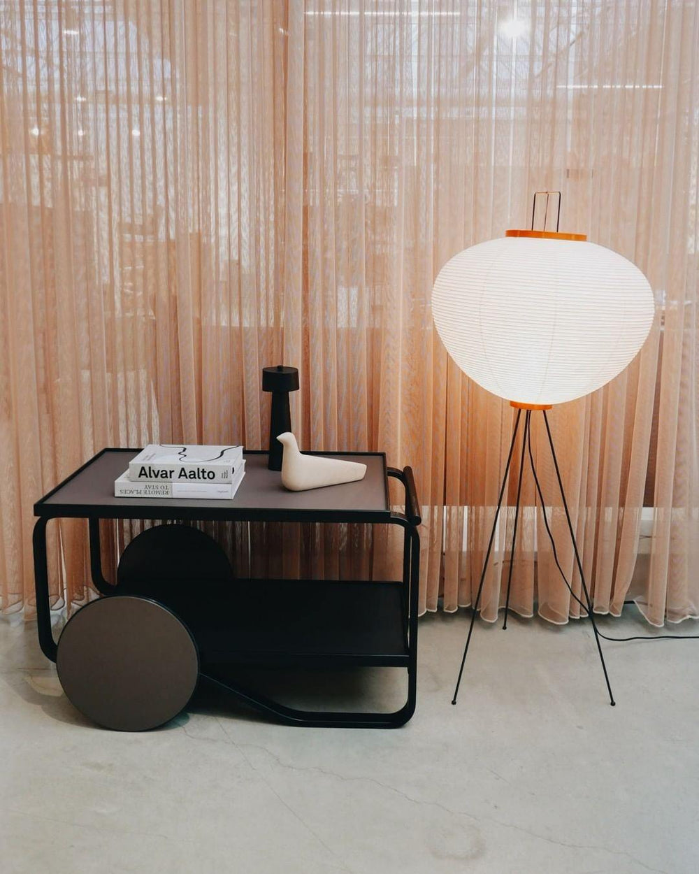 Hikaru Minimalist Design Floor Lamp — Soft Ambient Glow Rice Paper Shade