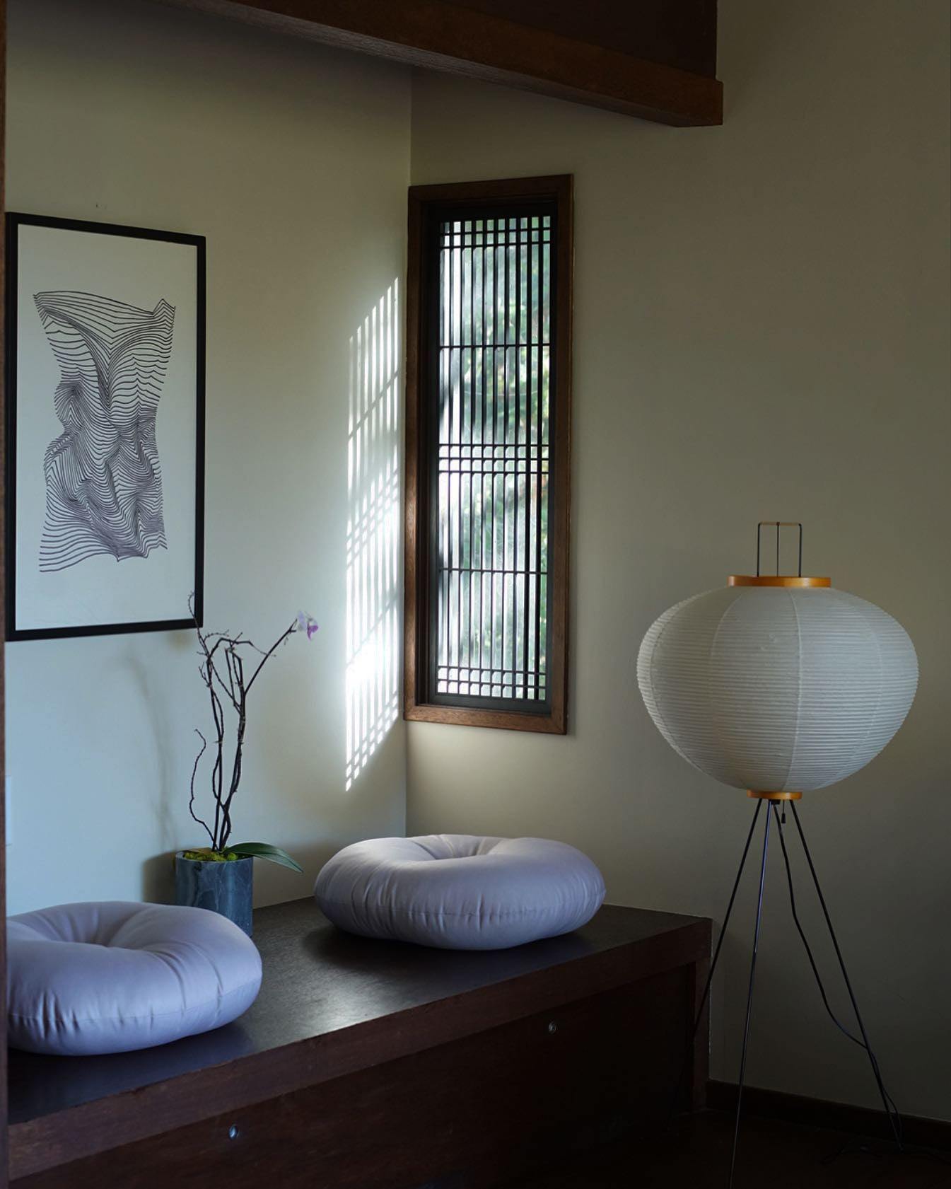 Hikaru Minimalist Design Floor Lamp — Soft Ambient Glow Rice Paper Shade