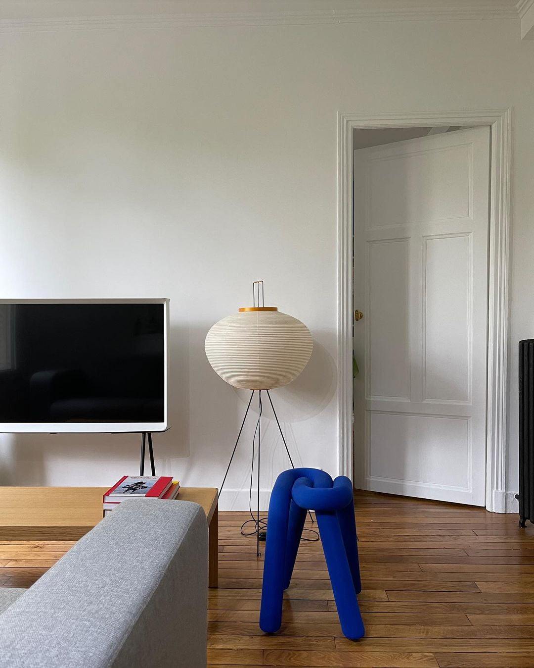 Hikaru Minimalist Design Floor Lamp — Soft Ambient Glow Rice Paper Shade