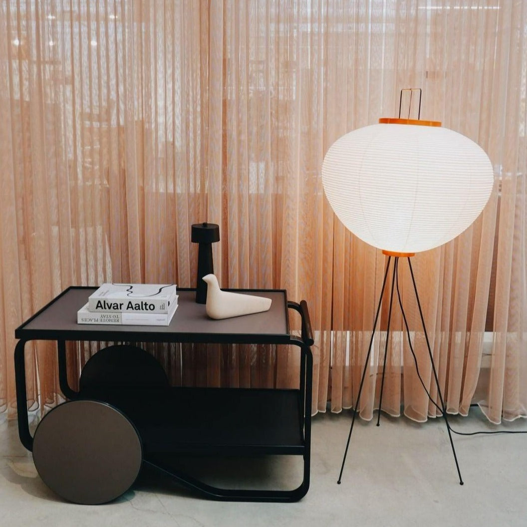 Hikaru Minimalist Design Floor Lamp — Soft Ambient Glow Rice Paper Shade