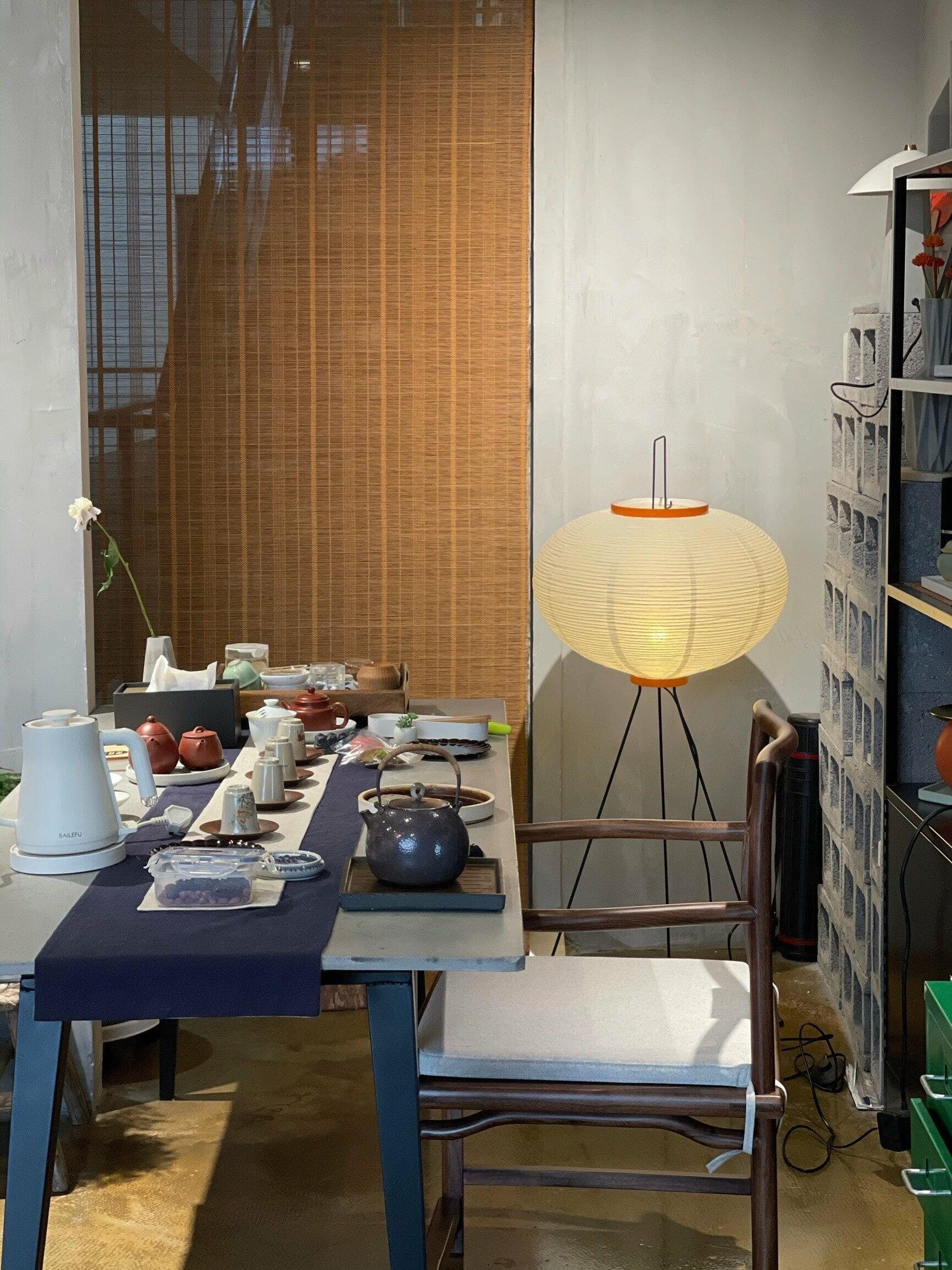 Hikaru Minimalist Design Floor Lamp — Soft Ambient Glow Rice Paper Shade