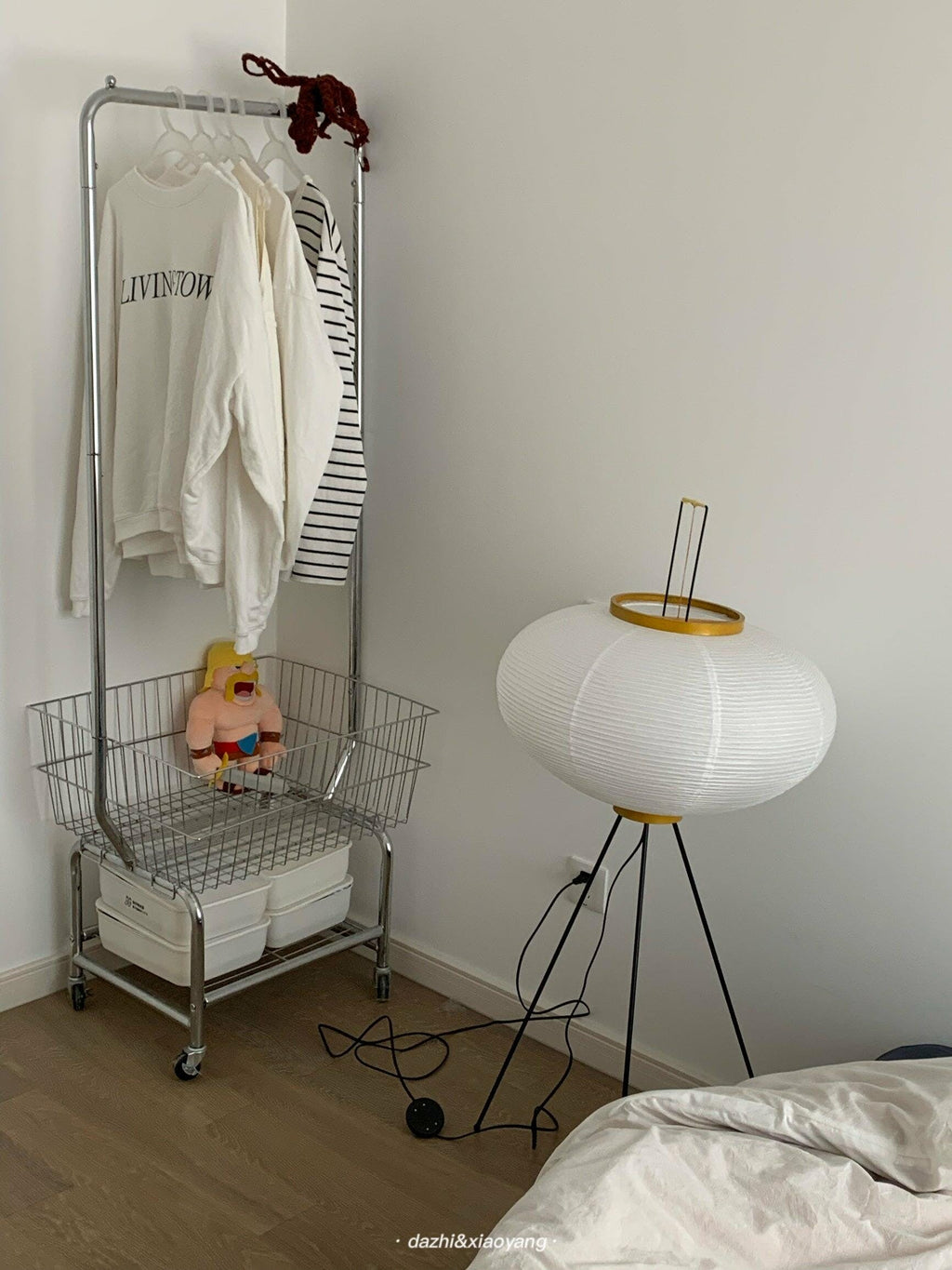 Hikaru Minimalist Design Floor Lamp — Soft Ambient Glow Rice Paper Shade