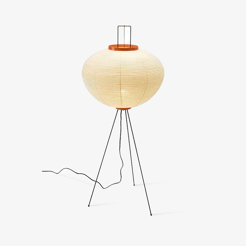 Hikaru Minimalist Design Floor Lamp — Soft Ambient Glow Rice Paper Shade
