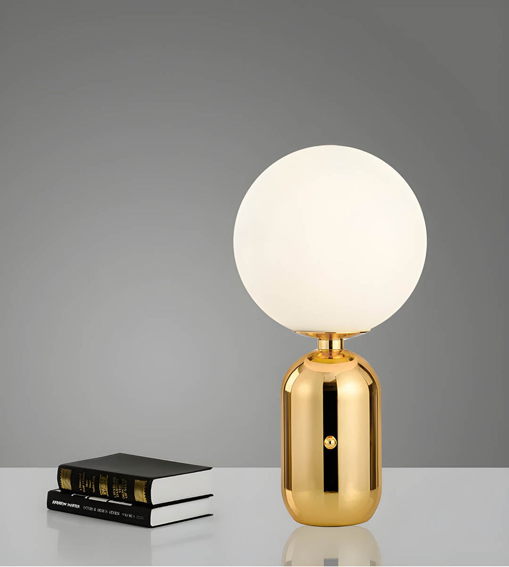 Table Lamp — Floating LED Glow Ring Design