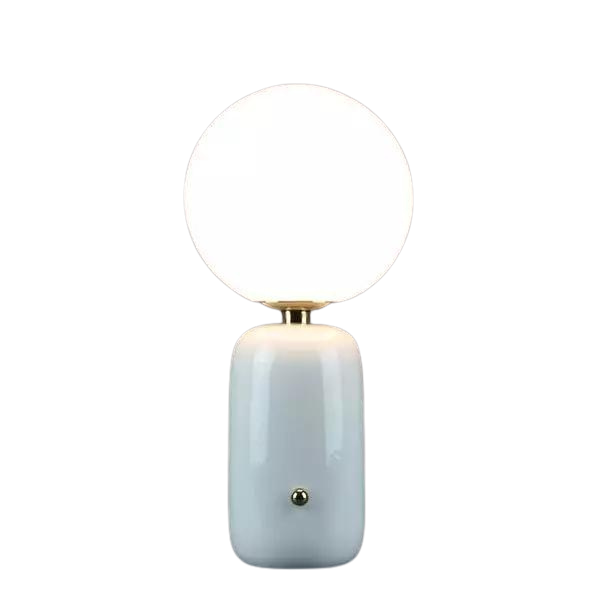 Table Lamp — Floating LED Glow Ring Design