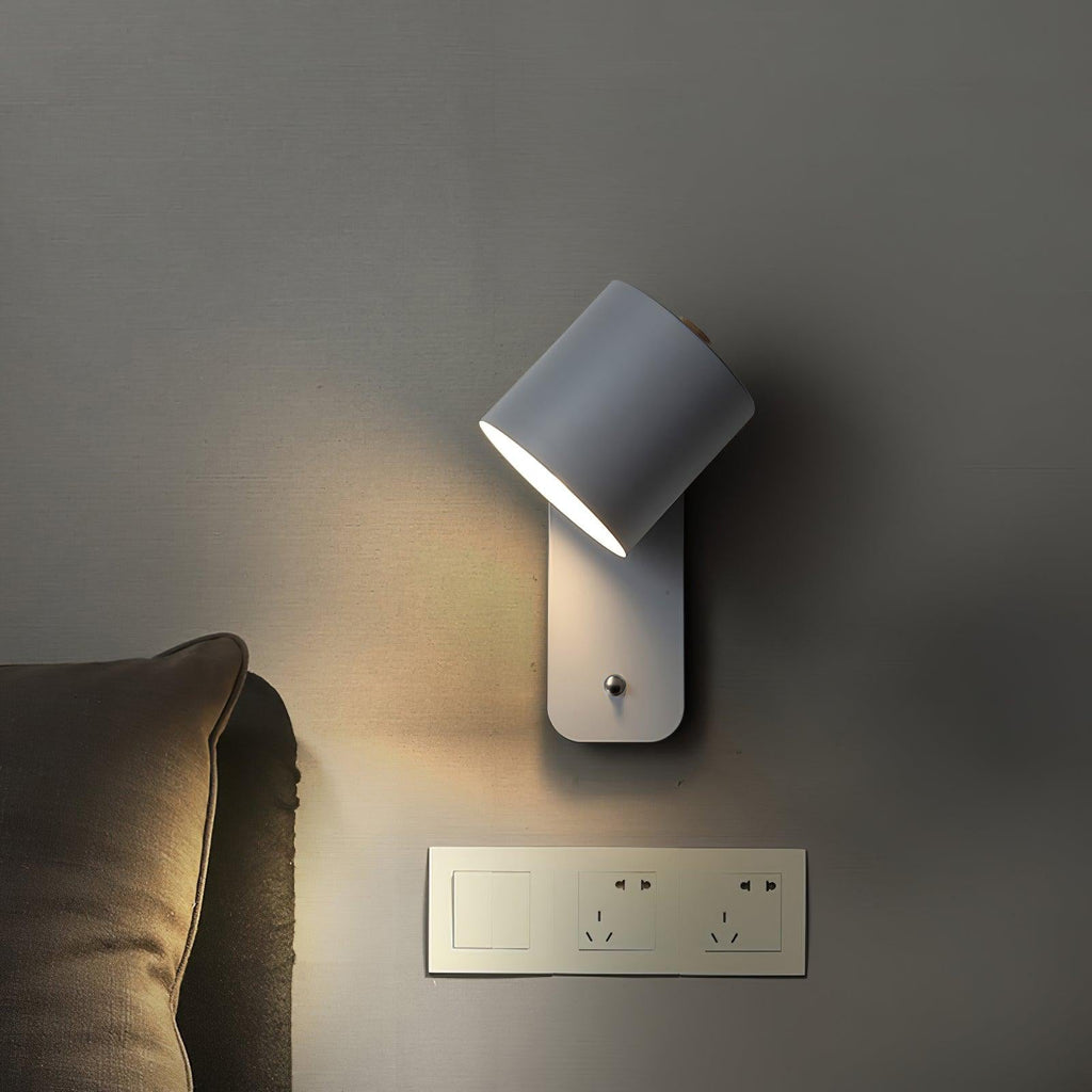 Lampă de perete reîncărcabilă — USB-C, rotație la 350°, 4 culori