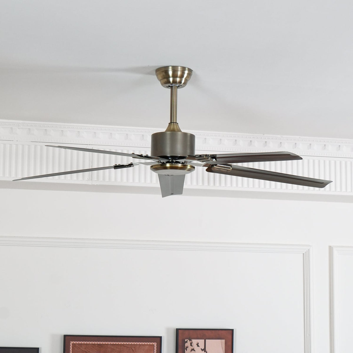 Ø132 cm plafondventilator — afstandsbediening, 3 snelheden, stille gelijkstroommotor