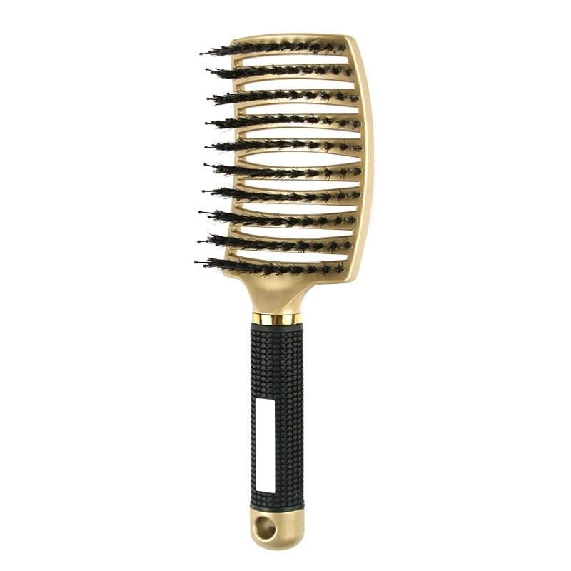 Enchanted Glide Detangler Hairbrush — Reduced Pull Design for Painless Detangling and Silky Shine