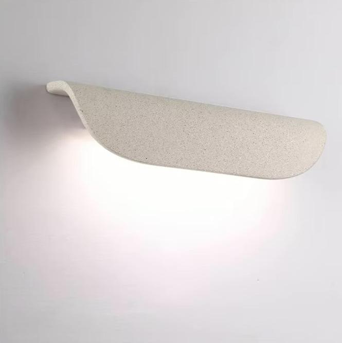 NovaCrest Cement Wall Lamps — Integrated LED Lighting, Brushed Nickel Finish