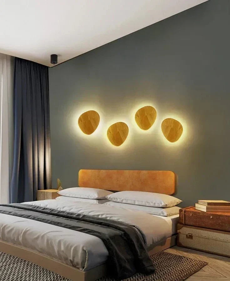 Brielle Modern Wooden Wall Lamp — Streamlined Silhouette, Warm Natural Light