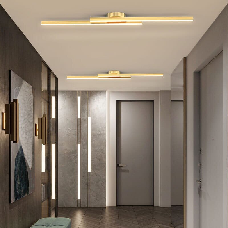 NovaLine Linear LED Chandelier — Matte Black or White Color Option
