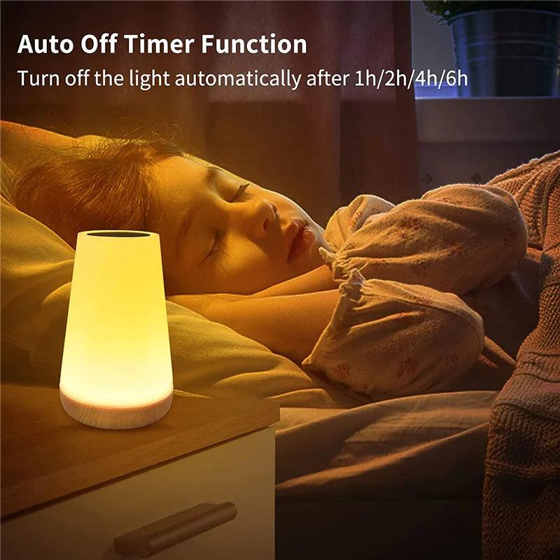 LumaWave Color Spectrum Night Lamp — USB Rechargeable, Cord-Free